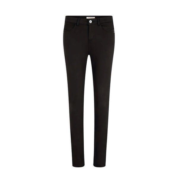 Black Cotton Jeans & Pant