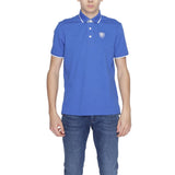 Blue Cotton Polo Shirt