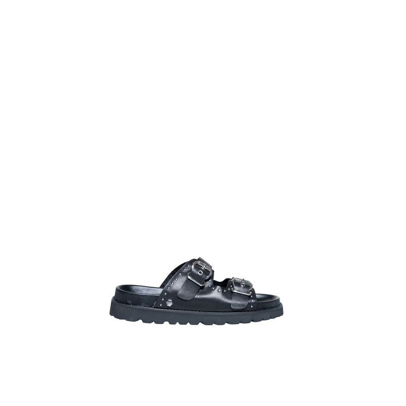 Black Leather Sandal