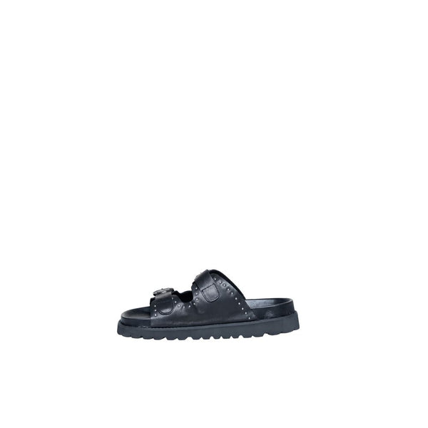 Black Leather Sandal