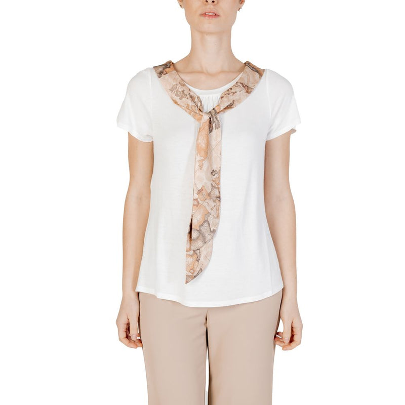 Beige Viscose Tops & T-Shirt