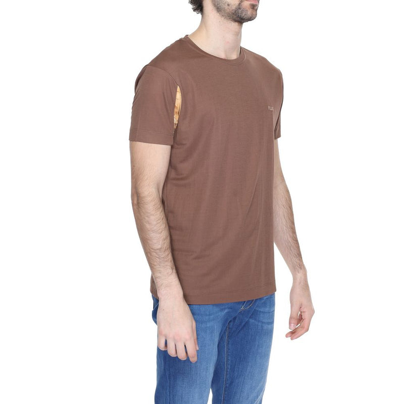 Brown Viscose T-Shirt