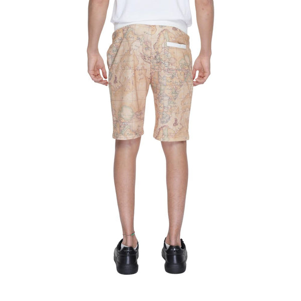 Beige Polyester Short