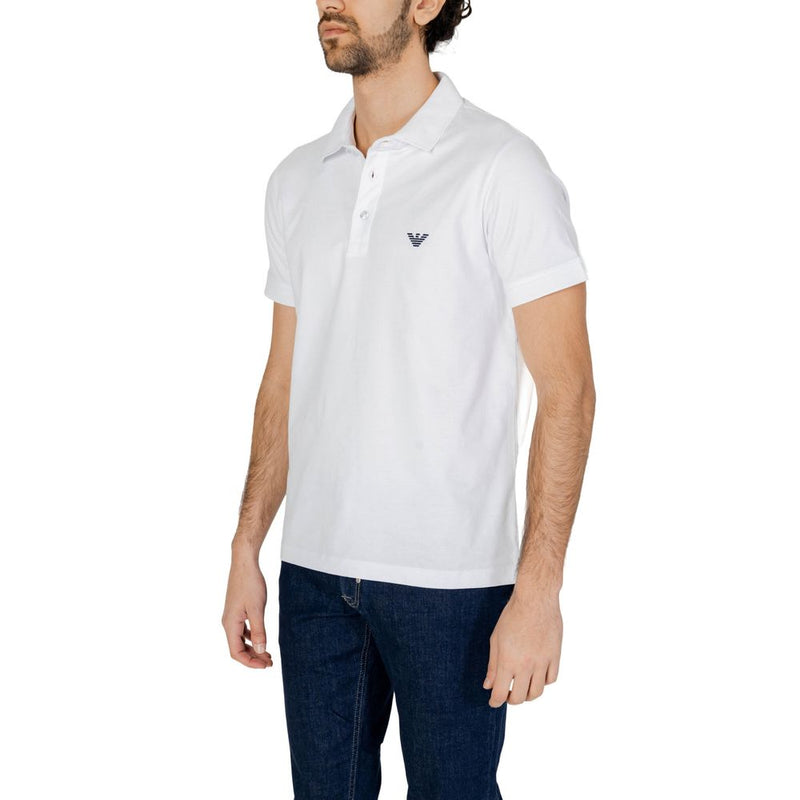 White Cotton Polo Shirt