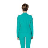 Green Polyester Suits & Blazer