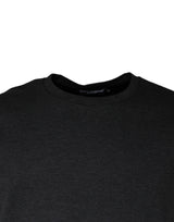 Dark Gray Camouflage Crew Neck T-shirt