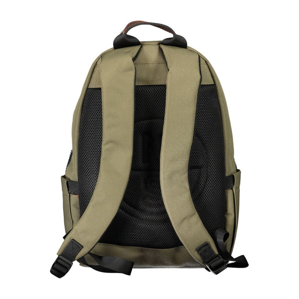 Green Polyester Backpack