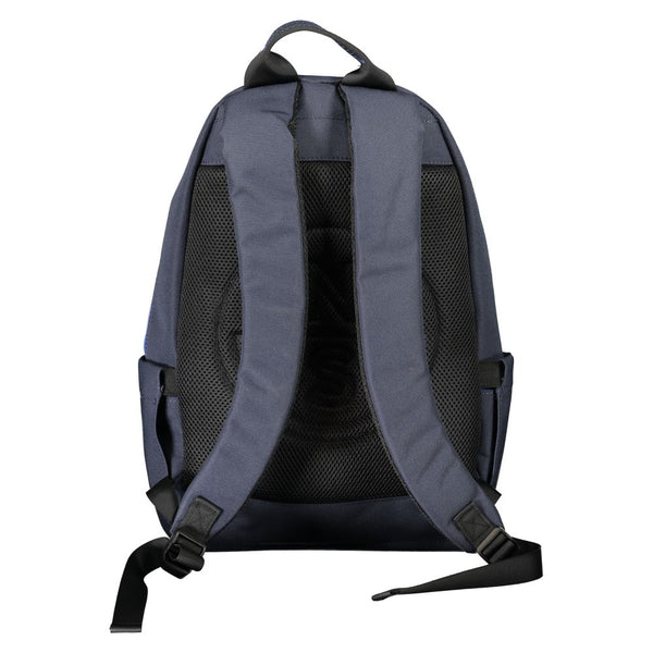 Blue Polyester Backpack