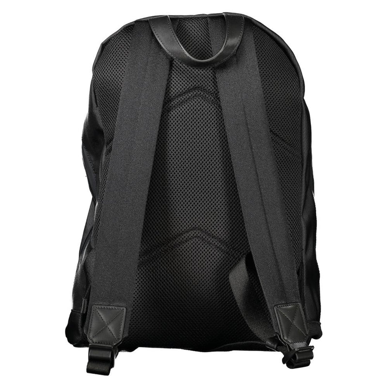 Black Polyester Backpack