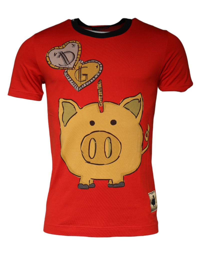 Red 2019 Year Of The Pig Short Sleeve T-shirt