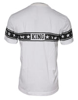 White DG Stars Print Cotton T-shirt