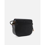 Black Leather Crossbody Bag