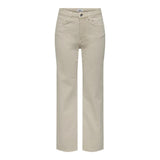 Beige Cotton Jeans & Pant