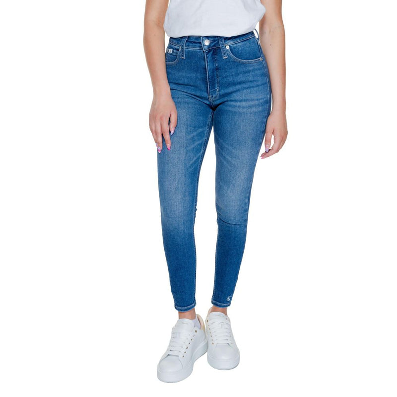 Blue Cotton Jeans & Pant