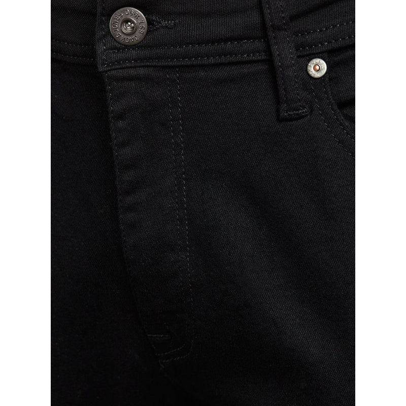 Black Cotton Jeans & Pant