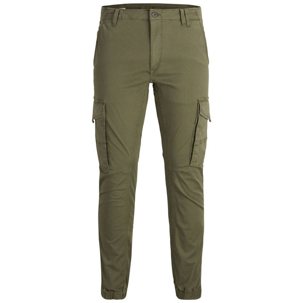 Green Cotton Jeans & Pant