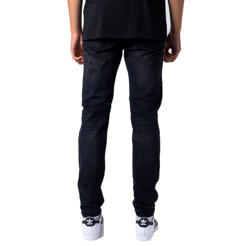 Black Cotton Jeans & Pant