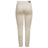 Beige Cotton Jeans & Pant