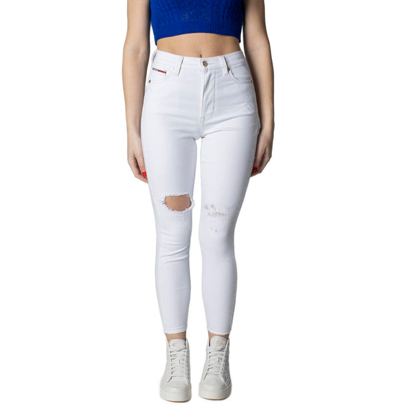 White Cotton Jeans & Pant