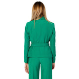 Green Polyester Suits & Blazer