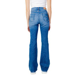 Blue Recycled Cotton Jeans & Pant