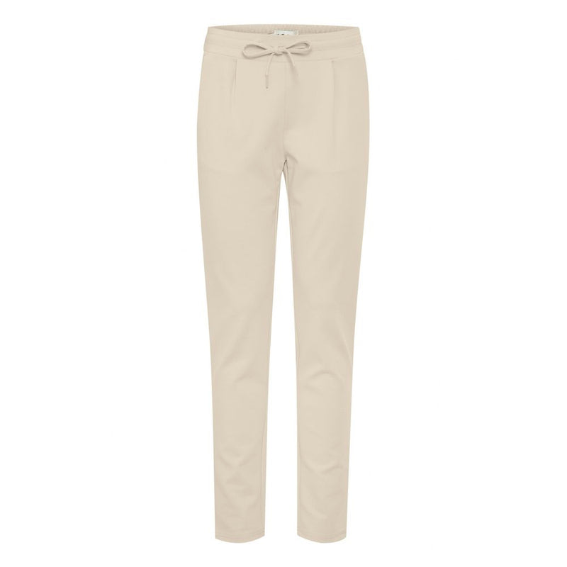 Beige Polyester Jeans & Pant