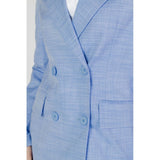 Blue Viscose Suits & Blazer