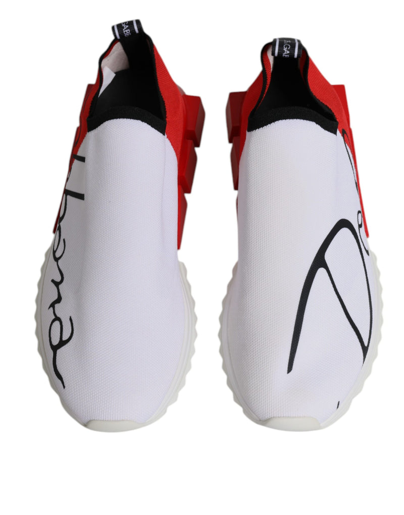 White Red Sorrento Sneakers Shoes