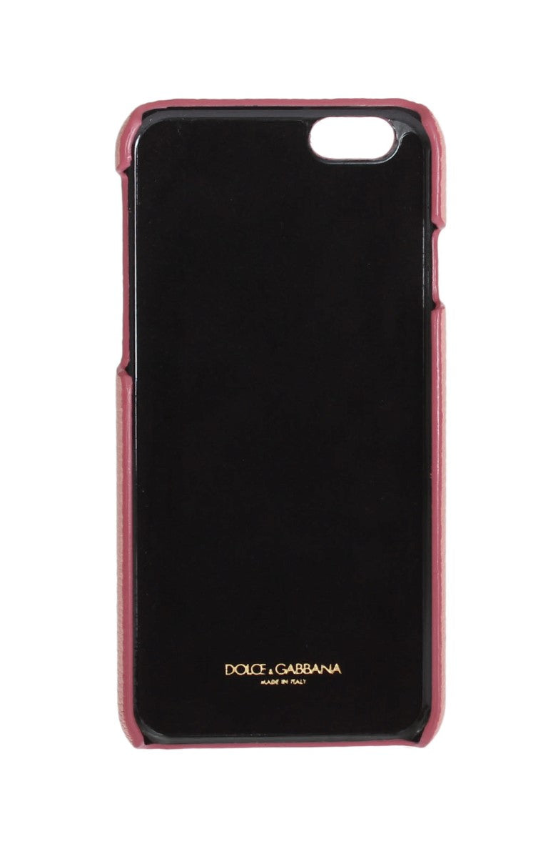 Custodia per iPhone in cristallo in pelle rosa chic