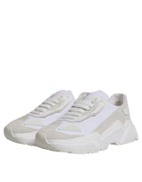 White Leather Daymaster Low Top Sneakers Shoes