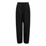 Black Cotton Jeans & Pant