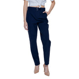 Blue Polyamide Jeans & Pant