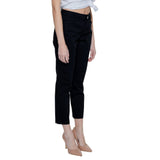 Black Cotton Jeans & Pant