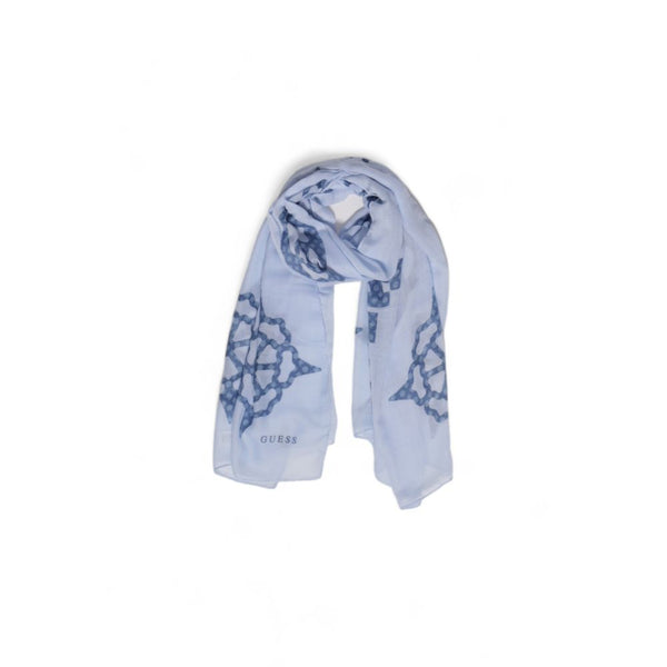 Blue Polyester Scarf