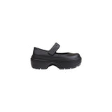 Black Synthetic Sandal