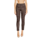 Brown Polyester Jeans & Pant