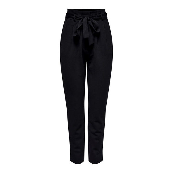 Black Polyester Jeans & Pant