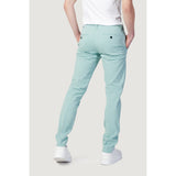 Green Cotton Jeans & Pant