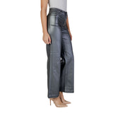 Silver Viscose Jeans & Pant