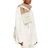 Beige Cotton Scarf