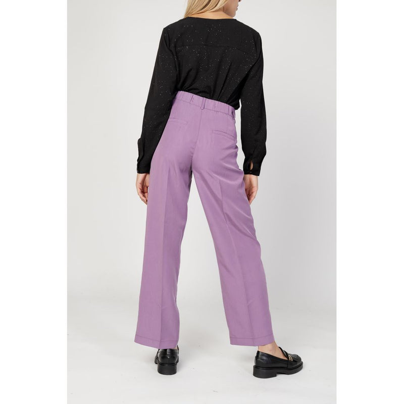 Purple Lyocell Jeans & Pant