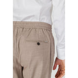 Beige Polyester Jeans & Pant