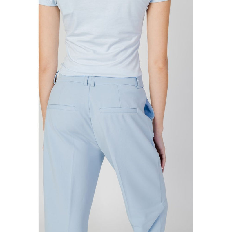 Blue Polyester Jeans & Pant