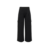 Black Polyester Jeans & Pant