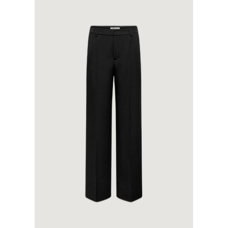 Black Polyester Jeans & Pant