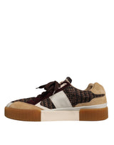 Multicolor Miami Leather Low Top Sneakers Shoes