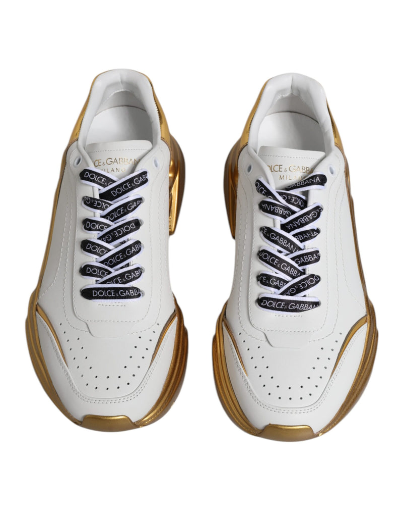 White Gold Daymaster Low Top Sneakers Shoes