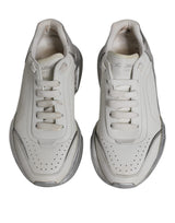 White Silver Daymaster Low Top Sneakers Shoes