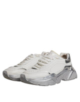 White Silver Daymaster Low Top Sneakers Shoes