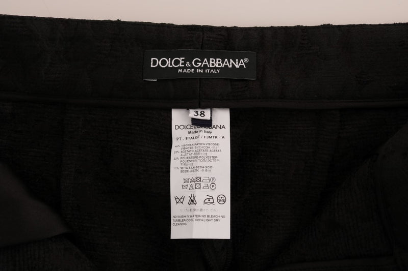 Pantalon de robe capri de taille haute élégante